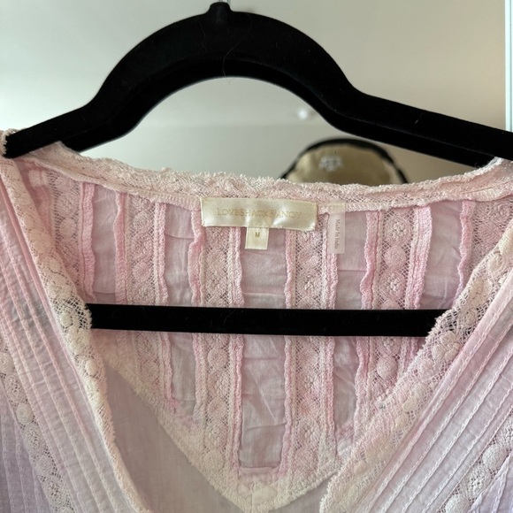 LoveShackFancy Pink Ombre Ruffle Mini Dress – Size M - Picture 6 of 7